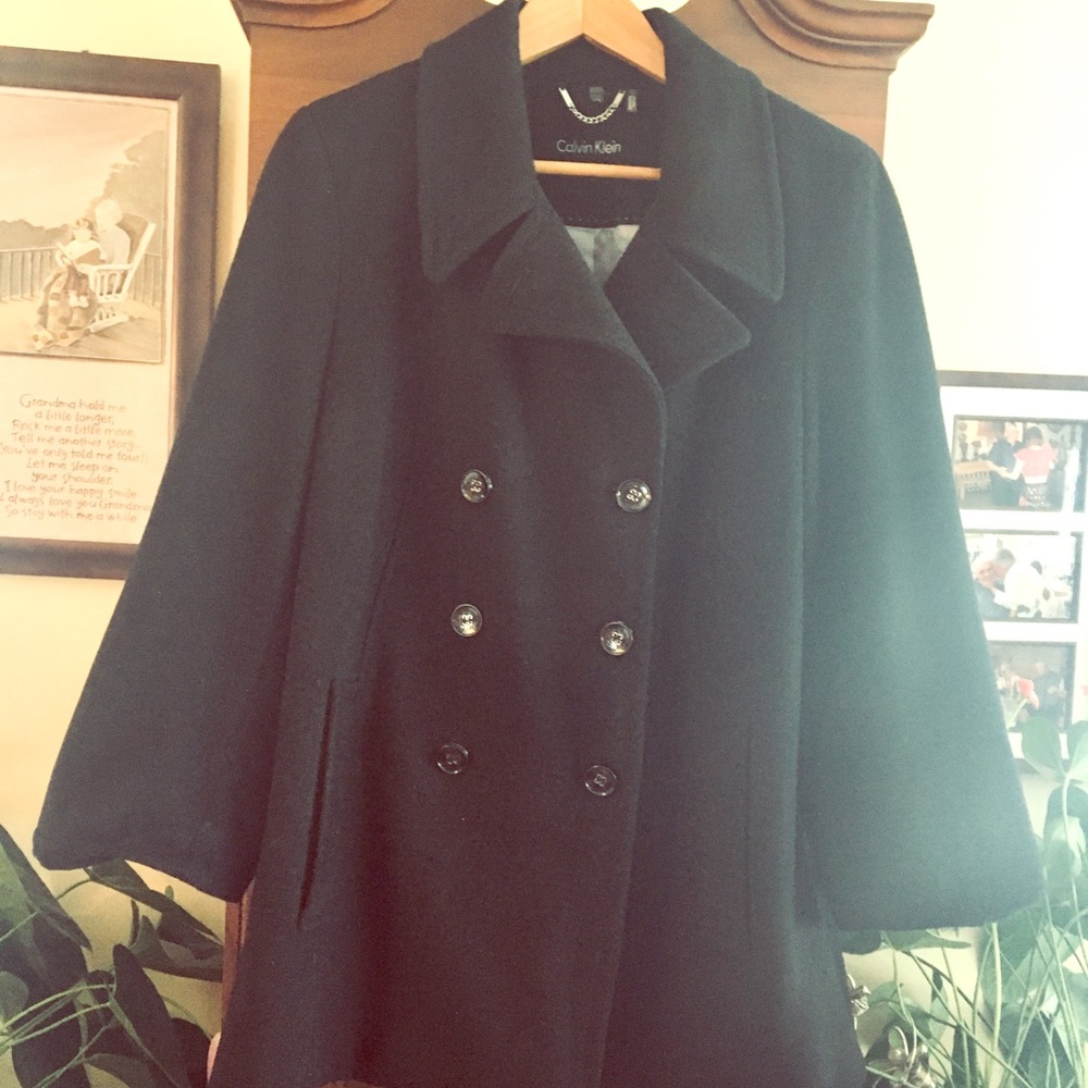 Ladies Calvin Klein double breasted Pea Coat
